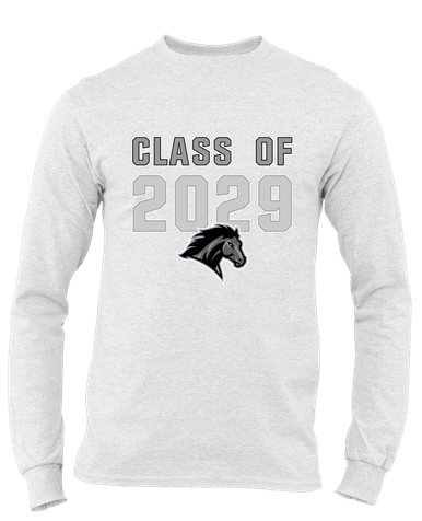 Houston Mustangs Class of 2029 Men's Premium LS T-Shirt