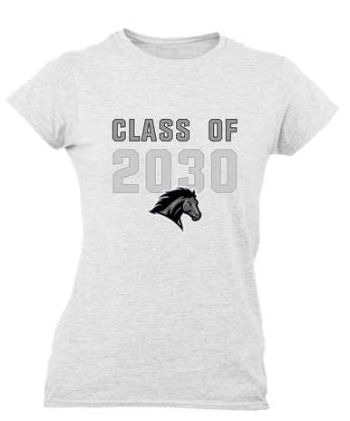 Houston Mustangs Class of 2030 Women's Premium SS T-Shirt