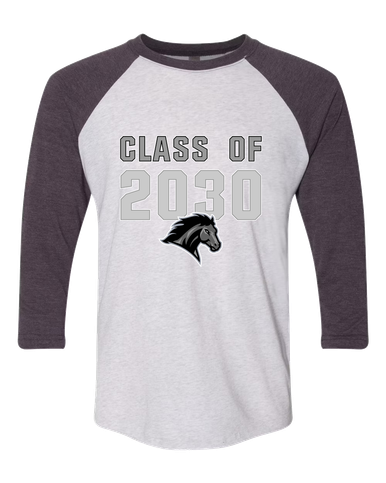 Houston Mustangs Class of 2030 Men's Baseball T-Shirt