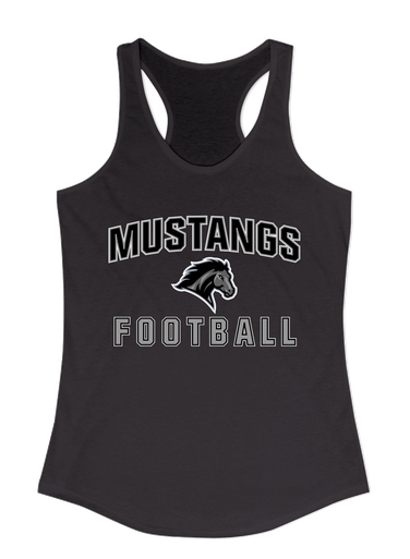 Houston Mustangs Football #1 Women's Tank Top
