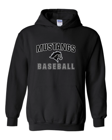 Houston Mustangs Baseball #1 Men's Hoodie