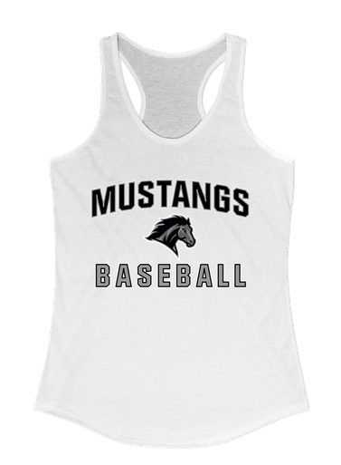 Houston Mustangs Baseball #1 Women's Tank Top