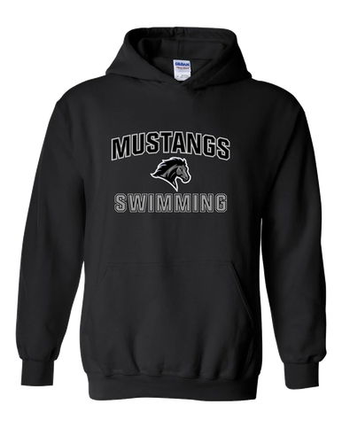 Houston Mustangs Swimming Men's Hoodie