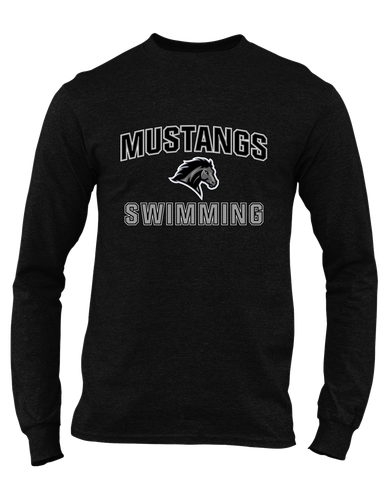 Houston Mustangs Swimming Men's Premium LS T-Shirt