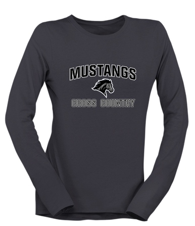 Houston Mustangs Cross Country Women's Premium LS T-Shirt