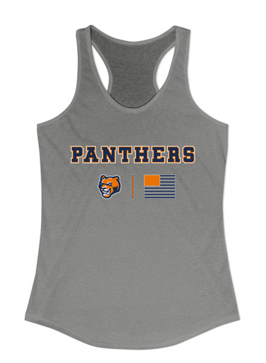 North Pitt Panthers Team Colors Flag Women's Tank Top