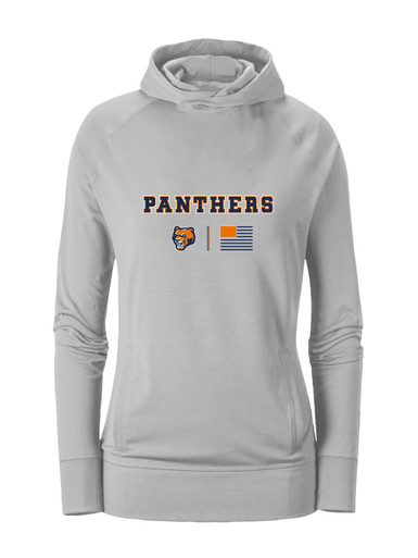 North Pitt Panthers Team Colors Flag Women's Hoodie