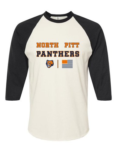 North Pitt Panthers Spirit Flag Women's Baseball T-Shirt