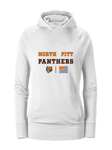 North Pitt Panthers Spirit Flag Women's Hoodie
