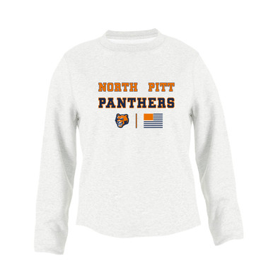 North Pitt Panthers Spirit Flag Women's Sweatshirt