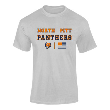North Pitt Panthers Spirit Flag Men's SS T-Shirt