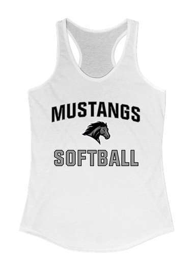 Houston Mustangs Softball #1 Women's Tank Top
