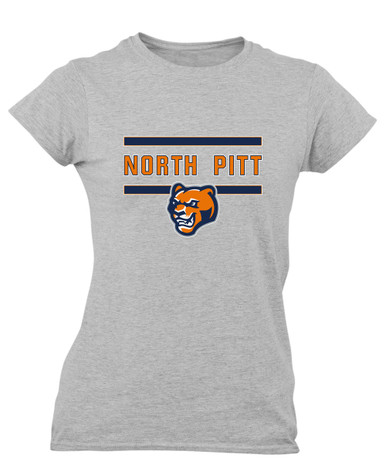 North Pitt Panthers Mascot #4 Women's Premium SS T-Shirt