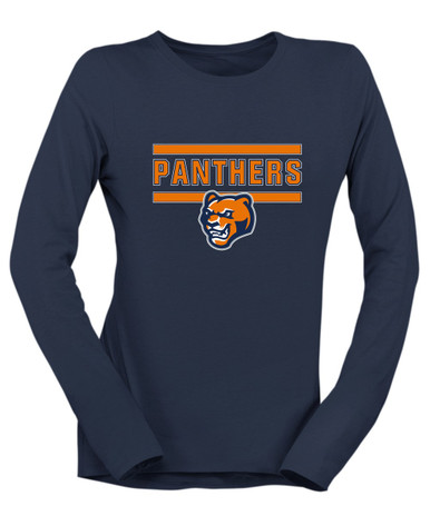North Pitt Panthers Mascot #5 Women's Premium LS T-Shirt