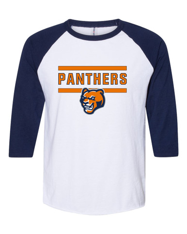 North Pitt Panthers Mascot #5 Women's Baseball T-Shirt