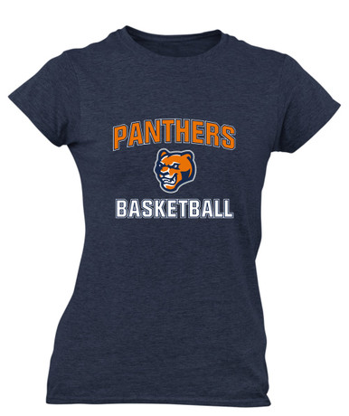 North Pitt Panthers Basketball #1 Women's SS T-Shirt