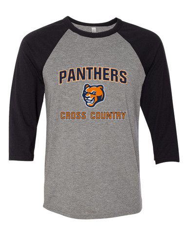 North Pitt Panthers Cross Country Men's Baseball T-Shirt