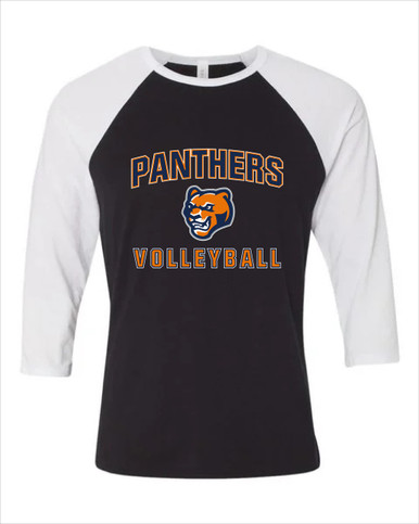 North Pitt Panthers Volleyball Women's Baseball T-Shirt