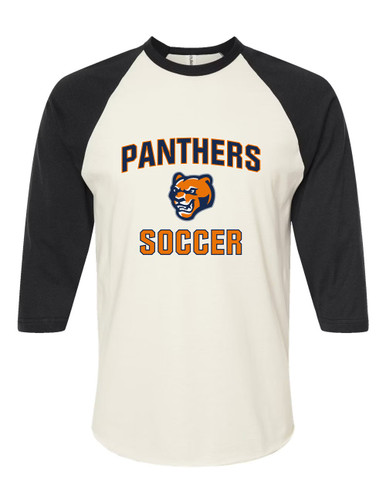 North Pitt Panthers Soccer #1 Men's Baseball T-Shirt