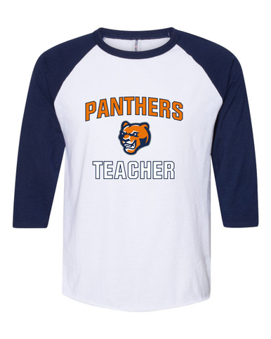 North Pitt Panthers Teacher Women's Baseball T-Shirt