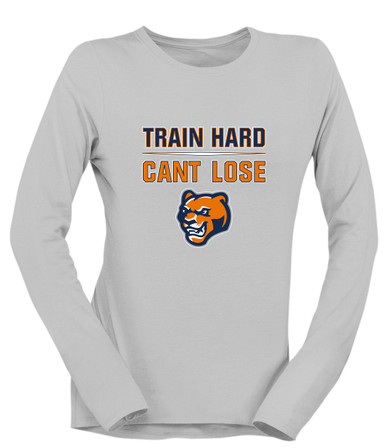 North Pitt Panthers Train Hard, Can't Lose Women's LS T-Shirt