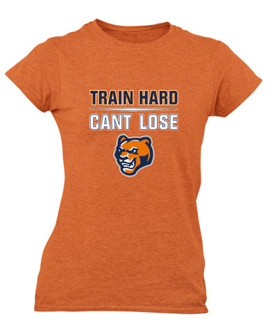 North Pitt Panthers Train Hard, Can't Lose Women's SS T-Shirt