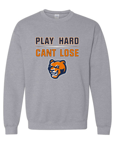 North Pitt Panthers Play Hard, Can't Lose Men's Sweatshirt