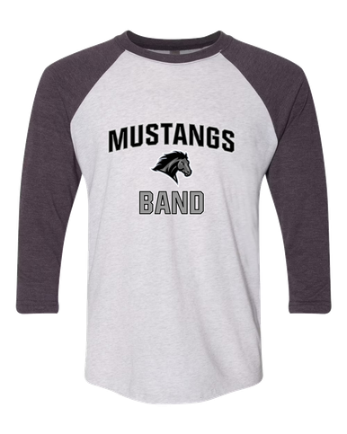 Houston Mustangs Band # 1 Women's Baseball T-Shirt