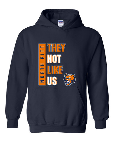 North Pitt Panthers They Not Like Us #1 Men's Hoodie
