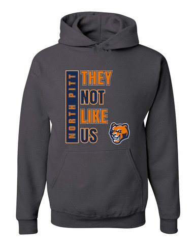 North Pitt Panthers They Not Like Us #1 Men's Premium Hoodie