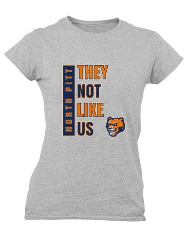 North Pitt Panthers They Not Like Us #1 Women's Premium SS T-Shirt