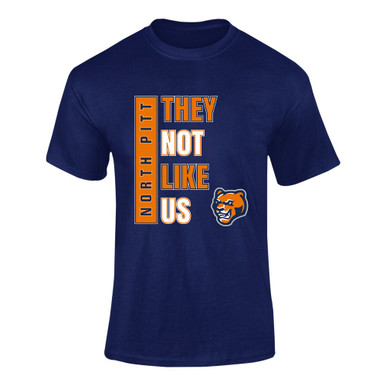 North Pitt Panthers They Not Like Us #1 Men's SS T-Shirt