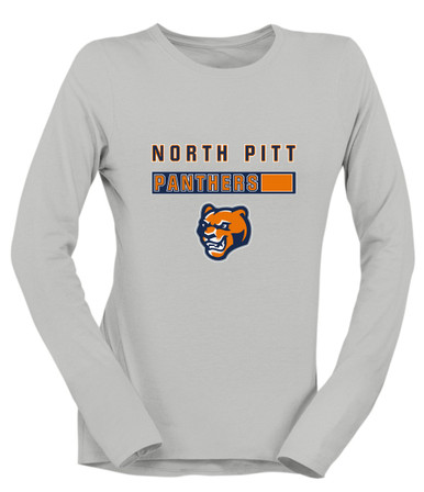 North Pitt Panthers Mascot #7 Women's Premium LS T-Shirt