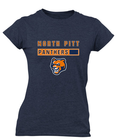 North Pitt Panthers Mascot #7 Women's Premium SS T-Shirt