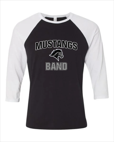 Houston Mustangs Band # 1 Men's Baseball T-Shirt