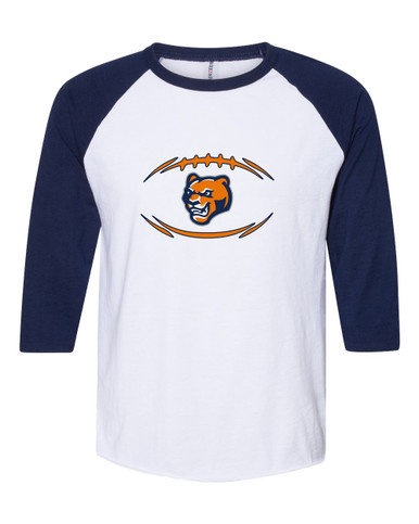 North Pitt Panthers Football #3 Women's Baseball T-Shirt