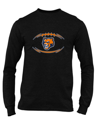 North Pitt Panthers Football #3 Men's LS T-Shirt