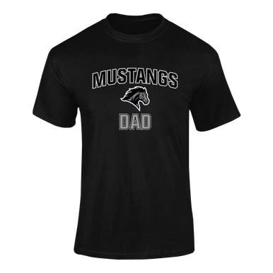 Houston Mustangs Dad Men's SS T-Shirt