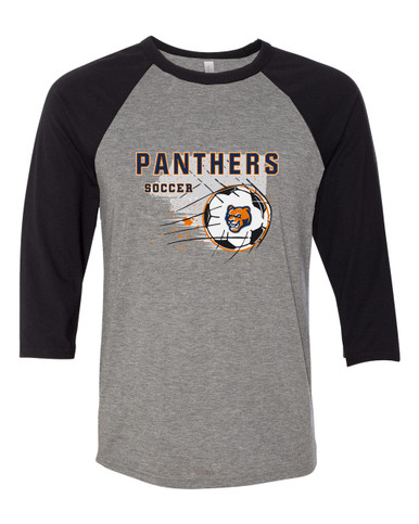 North Pitt Panthers Soccer #2 Men's Baseball T-Shirt
