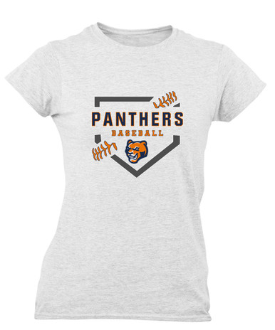 North Pitt Panthers Baseball #2 Women's SS T-Shirt