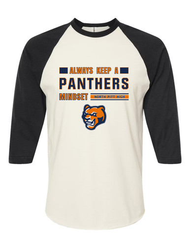 North Pitt Panthers Mindset Women's Baseball T-Shirt