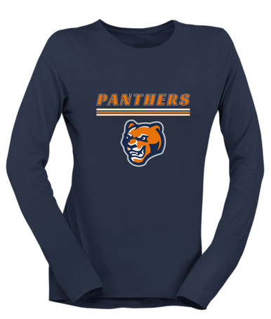 North Pitt Panthers Mascot #8 Women's Premium LS T-Shirt