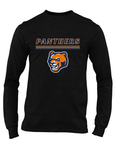 North Pitt Panthers Mascot #8 Men's LS T-Shirt