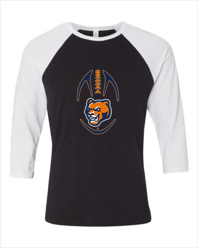 North Pitt Panthers Football #4 Women's Baseball T-Shirt