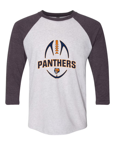 North Pitt Panthers Football #5 Women's Baseball T-Shirt