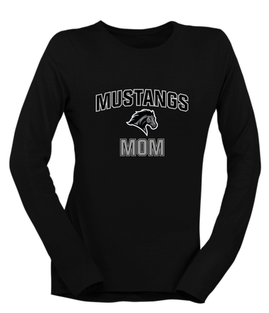 Houston Mustangs Mom Women's Premium LS T-Shirt