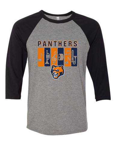 North Pitt Panthers Band # 2 Women's Baseball T-Shirt