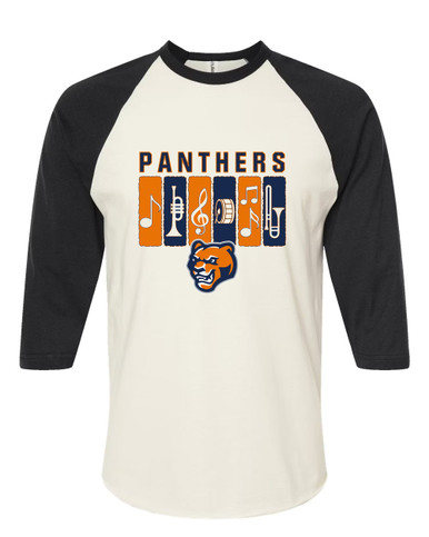 North Pitt Panthers Band # 2 Men's Baseball T-Shirt