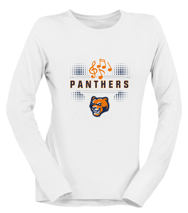 North Pitt Panthers Band # 3 Women's LS T-Shirt
