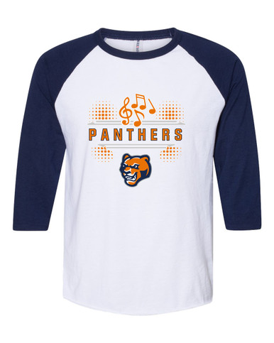 North Pitt Panthers Band # 3 Men's Baseball T-Shirt
